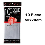 Tissue Paper - pack of 10's - Silver
